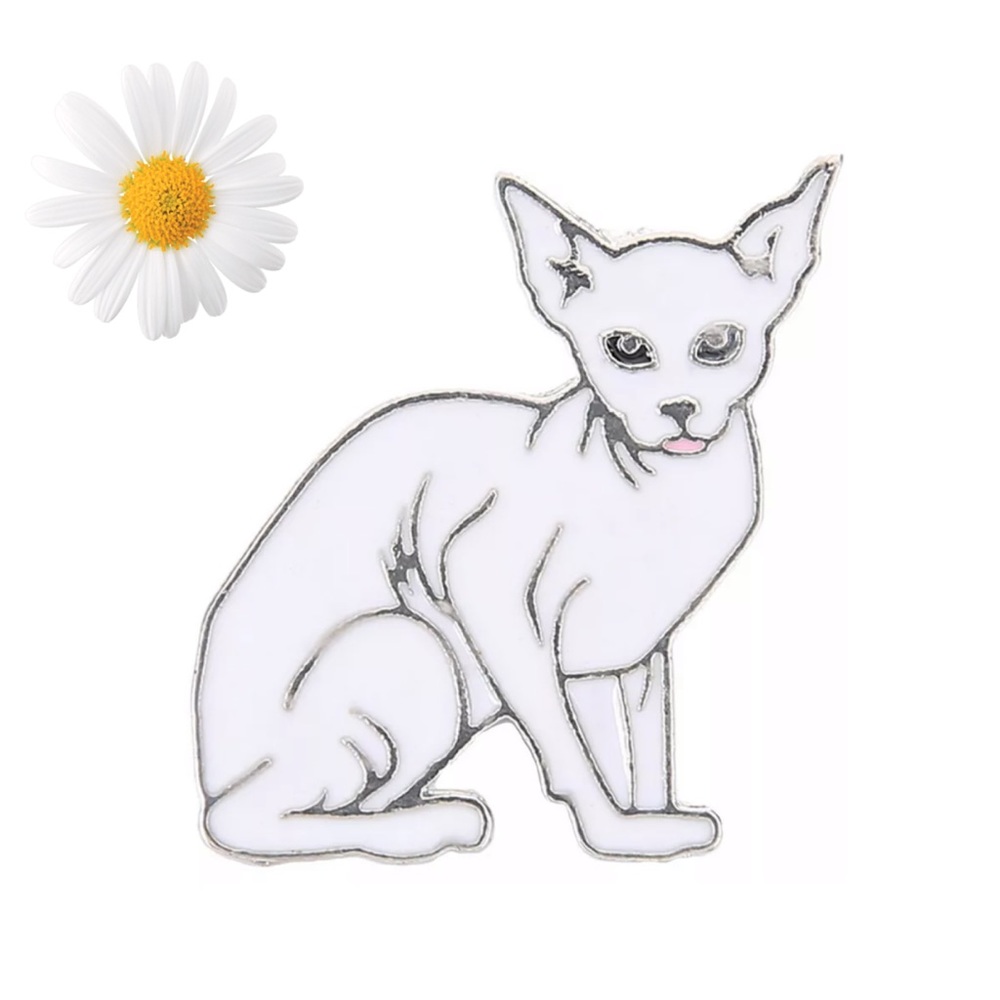 Sphynx Cat Enamel Pin